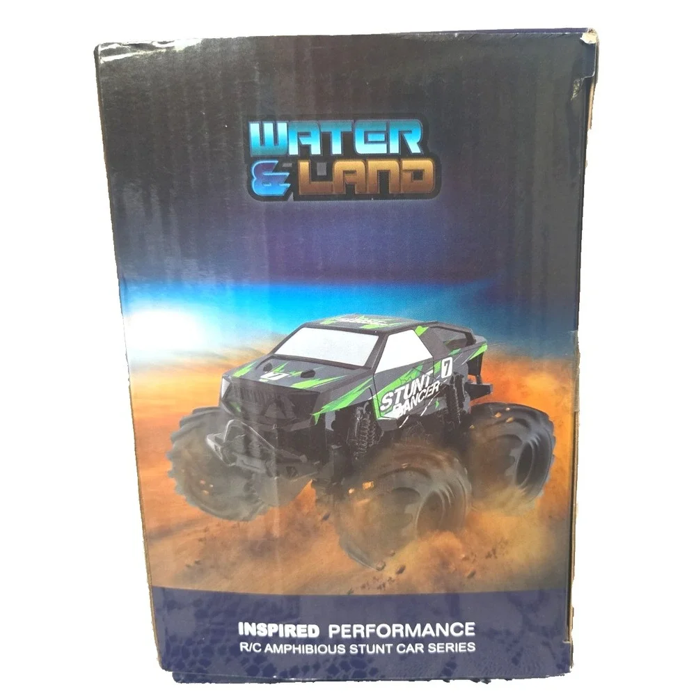 RC Truck Stunt Dancer 4 Wheel Dr Full Function Amphibious Stunt Car Remote New